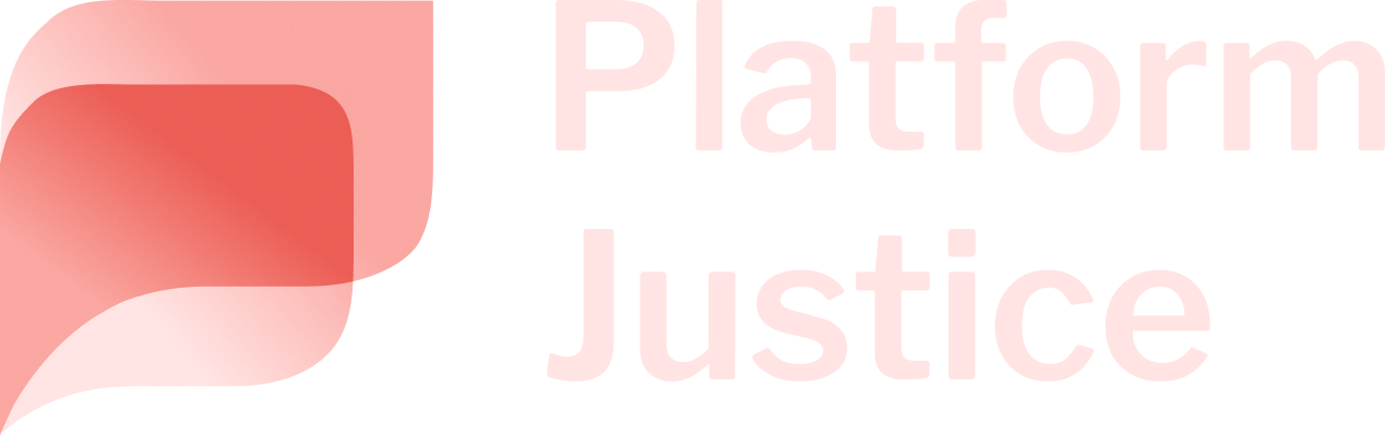 Platform Justice logo